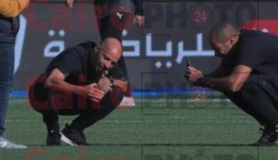نجل حكم مباراة الأهلي والاتحاد يثير الذعر في ستاد القاهرة بسبب سلحفاة